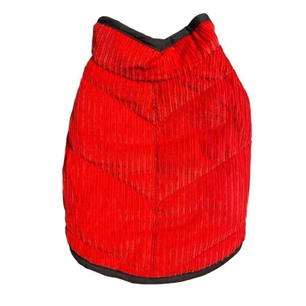 Reversible Corduroy Dog Coat Jacket